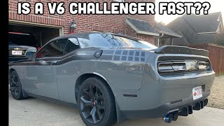 Is a SXT V6 Challenger Fast Straight Piped Pulls and Cold Start [upl. by Allys]