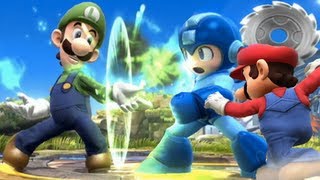 Super Smash Bros 4 Characters Luigi Trailer WII U  3DS Gameplay Screenshots 【All HD】 [upl. by Panter]