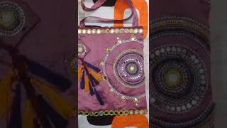 Designer Shopping bag Transforming old shopping bag trending diy celebration art diwali [upl. by Batty968]