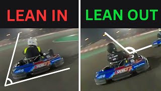 How to LEAN in Karting tutorial [upl. by Yalonda]