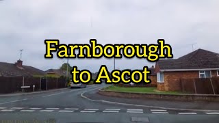 Farnborough to Ascot  dashcam driving vlog [upl. by Llered732]