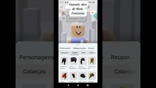 Fazendo skin de Noob feminina roblox [upl. by Comras]