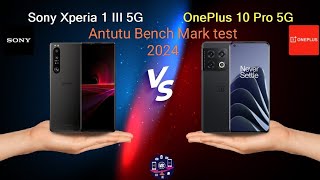 Oneplus 10 Pro vs Sony Xperia 1 Mark 3 Antutu benchmark test 2024 after their latest updates [upl. by Eduj]