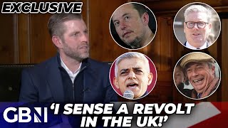 EXCLUSIVE Eric Trump Delivers Scathing Verdict on Labour Sadiq Khan Farmers and Free Speech [upl. by Eannej511]