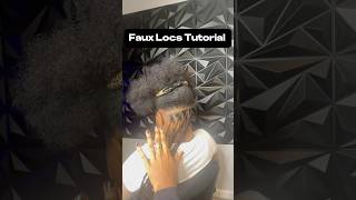 How to Faux Locs  Soft Locs  Knotless Method 🔥 [upl. by Hannahs]