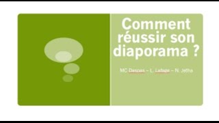 Comment réussir son diaporama [upl. by Ceil110]