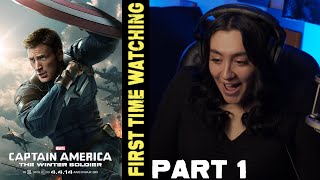 CAPTAIN AMERICA THE WINTER SOLDIER  FIRST TIME WATCHING  MCU  MOVIE REACTION PART 1 [upl. by Downey]