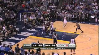 Zach Randolph playoff careerhigh 31pts vs Spurs G6 04291117pts in the 4th Qtr [upl. by Edlin]