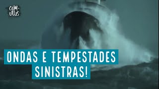 Navios encaram ondas gigantes e tempestades terríveis [upl. by Clio]