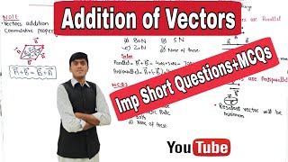 Addition of Vectors class 11 PhysicsResultant vectorChapter 2 Vectors and EquilibriumFaisal Rao [upl. by Einnos776]