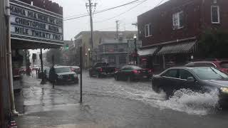 Rain causes flooding in Saugerties [upl. by Gnouh]