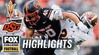 Arizona State Sun Devils vs Oklahoma State Cowboys Highlights  FOX College Football [upl. by Abehs]