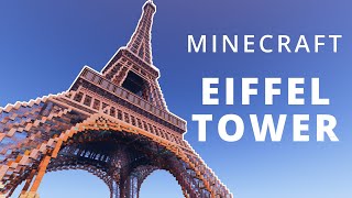 Minecraft Timelapse Eiffel Tower [upl. by Learsi]