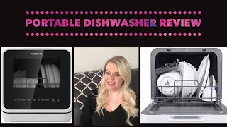 Farberware Counter Top Dishwasher Review 😍 [upl. by Trebmer]