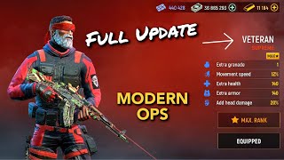 VETERAN Full Update ⭐  TDM  FFA  MODERN OPS 💥 Gameplay [upl. by Nordgren]