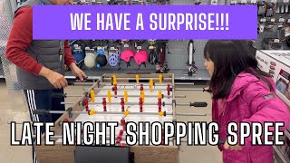 WE HAVE A SURPRISE FOR YOU GUYS  Late Night Shopping Spree [upl. by Perl342]