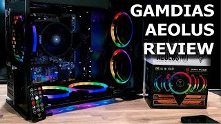 Gamdias Aeolus RGB Fan Review and First Look [upl. by Nnylarat844]