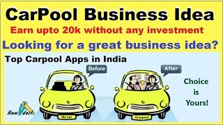 Car Pool Business Idea  Best Apps for Car Pooling Apps  Ola and Uber Ride Share  Carpool Karaoke [upl. by Curry755]