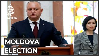 Moldova launches presidential runoff [upl. by Hibben]