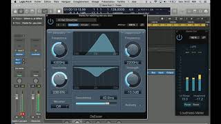 LOGIC X plugin DeESSER test and review [upl. by Angelina]