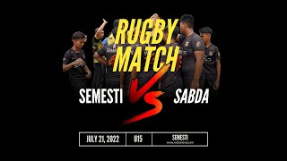 SEMESTI VS SABDA U15  MSSD BAGAN DATUK RUGBY [upl. by Lalaj]