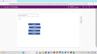 PowerApps Button and Notification [upl. by Ohnuj]