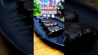 🍫 kandipa endha chocolate try panunga 🤩 Coconut chocolate recipe LoganKasthuVlogs shorts [upl. by Brighton]