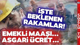 Asgari Ücret ve Emekli Maaş Zammında 6 Uzman İsim Rakam Verdi İşte Muhtemel Zam Oranı [upl. by Aicatan]