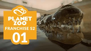 PLANET ZOO  S2 E1 OFF TO A CROCKING GOOD START Franchise Mode Lets Play [upl. by Aetnahc]