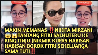 NIKITA MIRZANI TANTANG FITRI SALHUTERU KE RING TINJU NIKMIR KUPAS HABISAN HABISAN BOROK FITRI [upl. by Georgine]