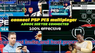 HOW TO CONNECT PES 2024 2025 PSP PPSSPP GAME MULTIPLAYER ADHOC SERVER PES psp PPSSPP adhoc [upl. by Lledal]