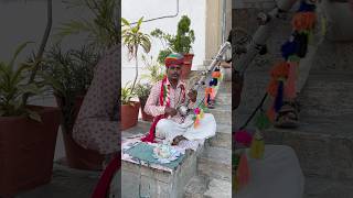 Ravanahatha played by a Rajasthani Folk Musician SajjanGarhfort Udaipur rajasthani folk trending [upl. by Batista]