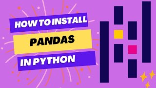 How to install Panda in Python [upl. by Hayes]