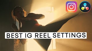 Instagram Reel Export Settings for DaVinci Resolve  Upload HighQuality Videos [upl. by Ecitsuj249]