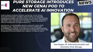 Pure Storage Introduces genai Pod cio it growth ai innovation youtube digitaltransformation [upl. by Lieno]