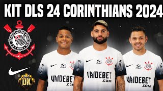 LANÇAMENTO🚨 SAIU O NOVO UNIFORME DO CORINTHIANS 2024 PARA DLS DREAM LEAGUE SOCCER 24 😱 [upl. by Larina]