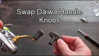 How To Change Daiwa Handle Knobs [upl. by Marcella]