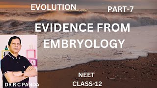 EVIDENCE FROM EMBRYOLOGY  EVOLUTION PART7  NEET  CLASS12  Dr Ramesh Panda [upl. by Berti]