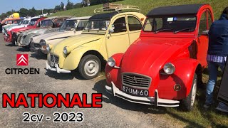 Nationale 2cv 2023  Plouay 56 [upl. by Nirre]