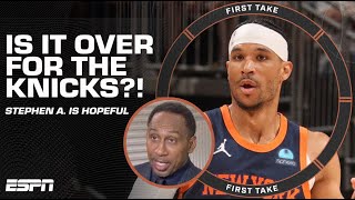 IT’S NOT OVER 🗣️  Stephen A isn’t losing hope in the Knicks after Game 4 loss  First Take [upl. by Joline]