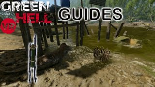 Fishing Dock Location  Water Filter  Stick Fish Trap  Green Hell VR [upl. by Yeruoc]