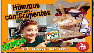 HUMMUS CON CRUJIENTES y Tahími😋 Una de las Comidas mas Sanas del MUNDO y Trucos [upl. by Jacquelyn]