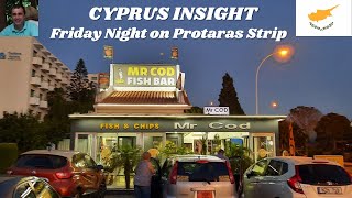 Protaras Cyprus on a Friday Night [upl. by Gemmell]