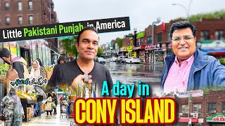 A day in little Pakistani Punjab in America  Coney Island ke Pakistani [upl. by Timmi911]