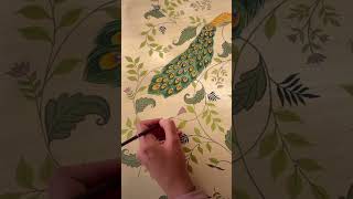 Short video painting title design dupattatrending watercolorpaintingwatercolorpaintingShort video [upl. by Winnie106]