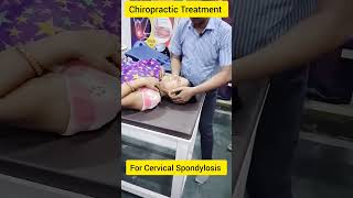 chiropractic Treatment for Cervical Spondylosis  neck painchiropractor orthopedics [upl. by Bald]