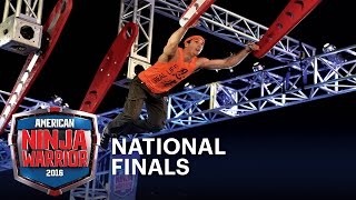 Drew Drechsel at the National Finals Stage 1  American Ninja Warrior [upl. by Beal]