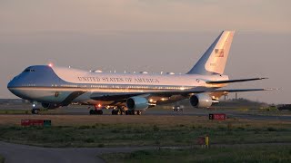 Air Force One Lands at Helsinki Airport [upl. by Aekal]