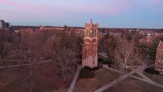 Michigan State University campus fallwinter 2024 [upl. by Lleder332]