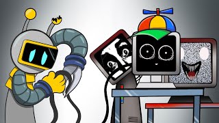 Incredibox Sprunki comparison Battle  CREEPY PHASES SPRUNKIES Fun Bot vs Mr Fun Computer [upl. by Adnalro]